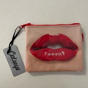 Catseye lips coin purse
